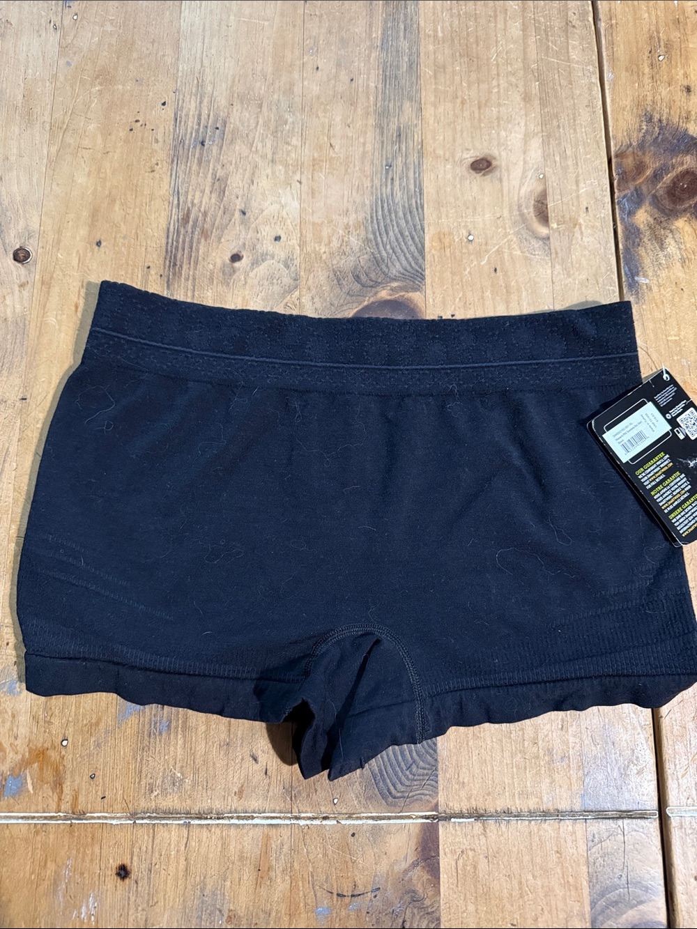 NWT Smartwool PhD Seamless Boy Short Black Women's XL